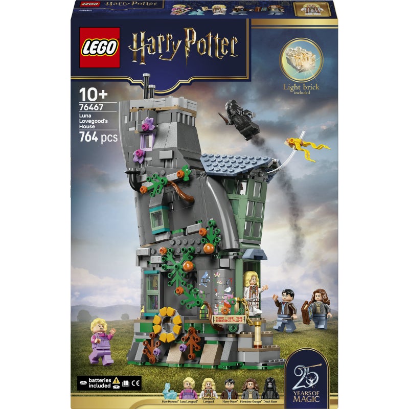LEGO Harry Potter Luna Lovegood's House 76467 Building Toy Set (764 Pieces) - Image 2